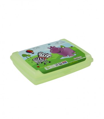 Deco "Hippo mini“ műanyag uzsidoboz – 0,5 L, 17x13x3,5 cm   UTOLSÓ 1 DB