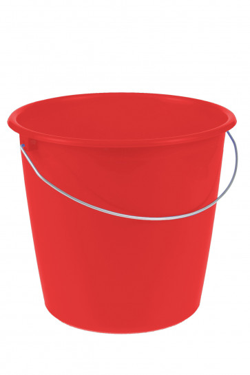 Vödör fém fogantyúval, piros, 10 L - UTOLSÓ 4 DB