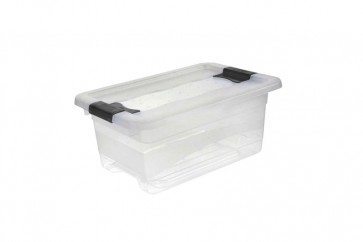 Crystal műanyag doboz 4l, átlátszó, 29,5x19,5x12,5 cm