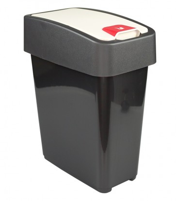 "Magne" billenős szemetes, 10 l, grafit   UTOLSÓ 2 DB