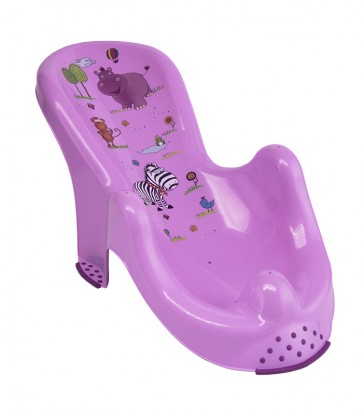 Anatómiai biztonsági fürdető, rózsaszín, "Hippo", 53x55x22 cm