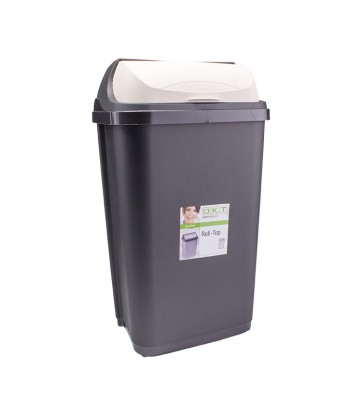 "Roll-Top" Szemetes,  50 l, grafit   UTOLSÓ 19 DB