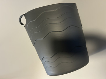 FLEX műanyag vödör 30 L, szürke, 42x40 cm