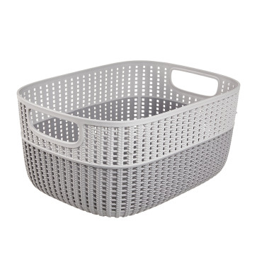 Műanyag kosár STINE, nagy, 15l, szürke   UTOLSÓ 1 DB