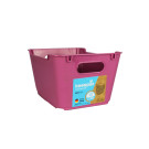 Műanyag doboz LOFT 1,8 l, rózsaszín, 19,5x14x10 cm