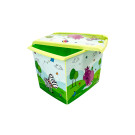 Fashion műanyag tároló doboz,“HIPPO“, 39x29x27 cm