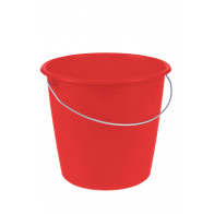 Vödör fém fogantyúval, piros, 10 L - UTOLSÓ 4 DB