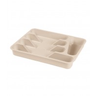 Evőeszköztartó, krémszínű   UTOLSÓ 7 DB