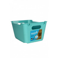 Műanyag doboz LOFT 20 l, kék, 40x28x25 cm   UTOLSÓ 7 DB