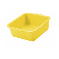 Szögletes tál, sárga, 34x34x15 cm   UTOLSÓ 4 DB