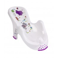Anatómiai biztonsági fürdető, fehér, "Hippo", 53x55x22 cm