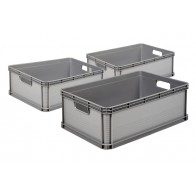 Kedvezményes árú Robusto műanyag tároló dobozok, 45L, 3 db