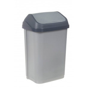 "Swing-Bin" Szemetes, 25 l, ezüst - UTOLSÓ 3 DB
