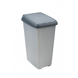 "Slim-Bin" Szemetes 45 l, ezüst   UTOLSÓ 3 DB