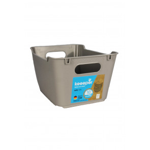 Műanyag doboz LOFT 1,8 l, szürke, 19,5x14x10 cm