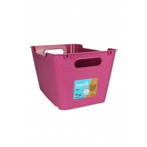 Műanyag doboz LOFT 6 l, rózsaszín, 29,5x19x15 cm