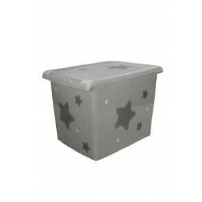 Fashion műanyag tároló doboz , "Star", 39x29x27 cm