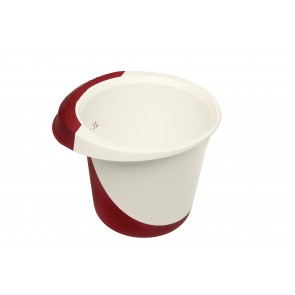 Deluxe keverőtál, 1,5l, fehér-piros