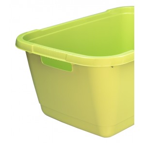Ruháskosár, 52 L, zöld - UTOLSÓ 16 DB