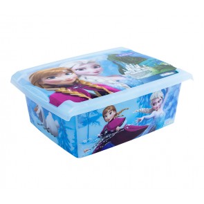 Fashion műanyag tároló doboz,“FROZEN“, 39x29x14 cm