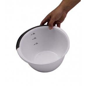 Deluxe keverőtál, 3,5l, fehér-grafit