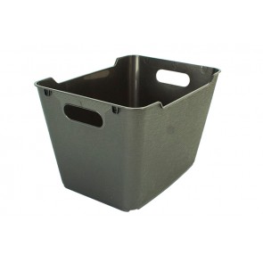 Loft műanyag tároló doboz 6 L, grafit, 29,5x19x15 cm - UTOLSÓ 8 DB