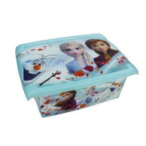 Fashion műanyag tároló doboz,“Frozen“, 39x29x27 cm   UTOLSÓ 4 DB