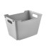 Műanyag doboz LOFT 20 l, szürke, 40x28x25 cm
